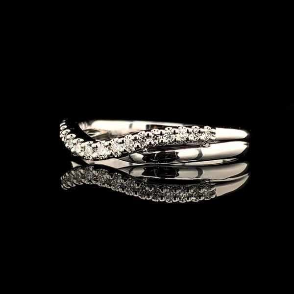 Diamond And White Gold Contour Ring Image 2 Geralds Jewelry Oak Harbor, WA