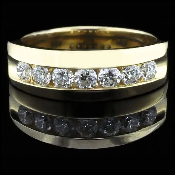 Men's Channel Set Diamond Band, 1.00ct Total Weight Geralds Jewelry Oak Harbor, WA