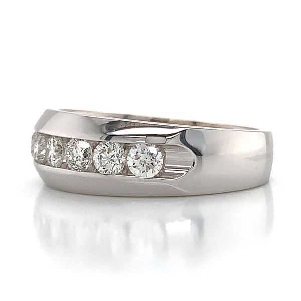 Men's 1.00Ct Total Diamond Weight Band Image 4 Geralds Jewelry Oak Harbor, WA