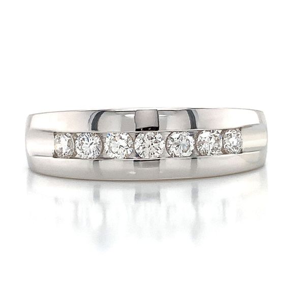 .50ctw Diamond Channel Band in White Gold Image 3 Geralds Jewelry Oak Harbor, WA