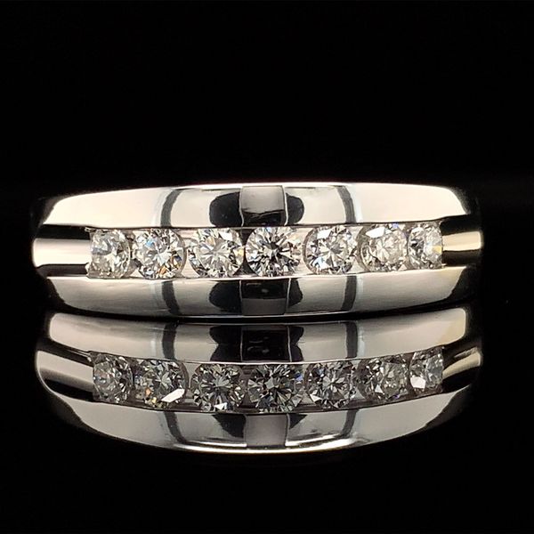 .50ctw Diamond Channel Band in White Gold Geralds Jewelry Oak Harbor, WA
