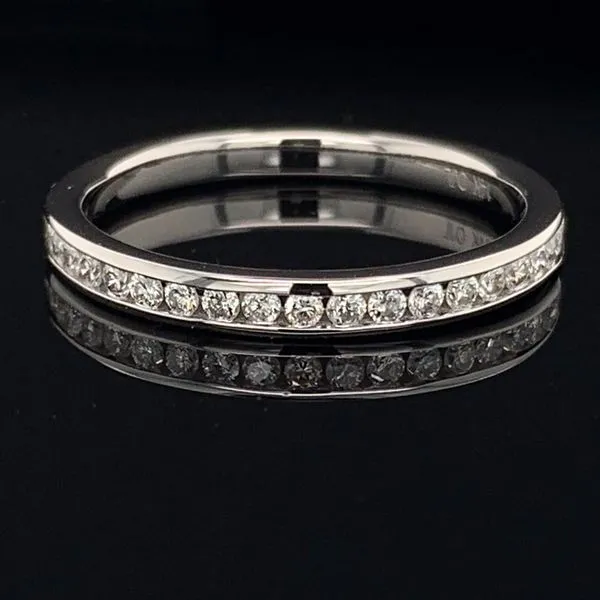 White Gold And Diamond Channel Set Anniversary Band Geralds Jewelry Oak Harbor, WA