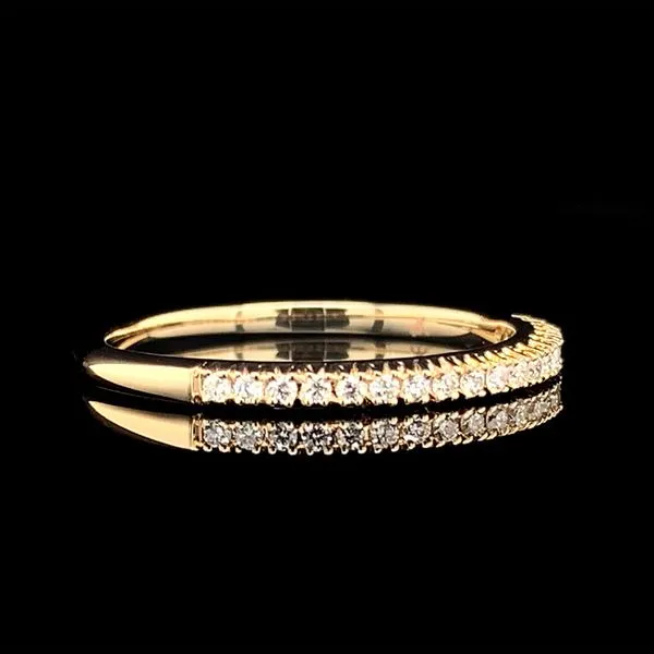Yellow Gold Diamond Anniversary Band, .12cttw Image 3 Geralds Jewelry Oak Harbor, WA
