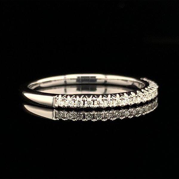 White Gold Diamond Anniversary Band, .12cttw Image 3 Geralds Jewelry Oak Harbor, WA
