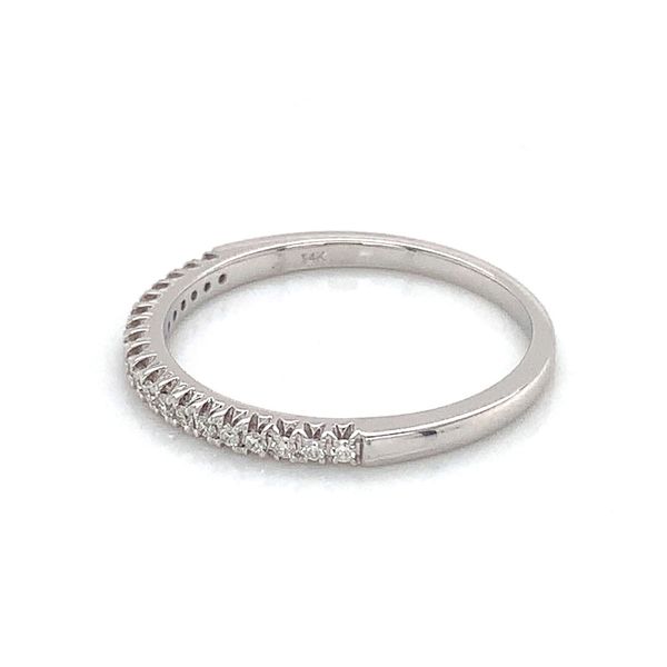 White Gold Diamond Anniversary Band, .12cttw Image 5 Geralds Jewelry Oak Harbor, WA