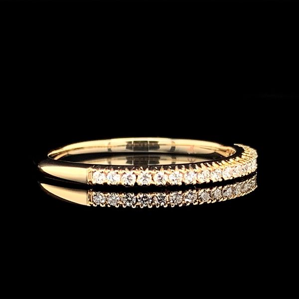 Yellow Gold Diamond Anniversary Band, .12cttw Image 3 Geralds Jewelry Oak Harbor, WA
