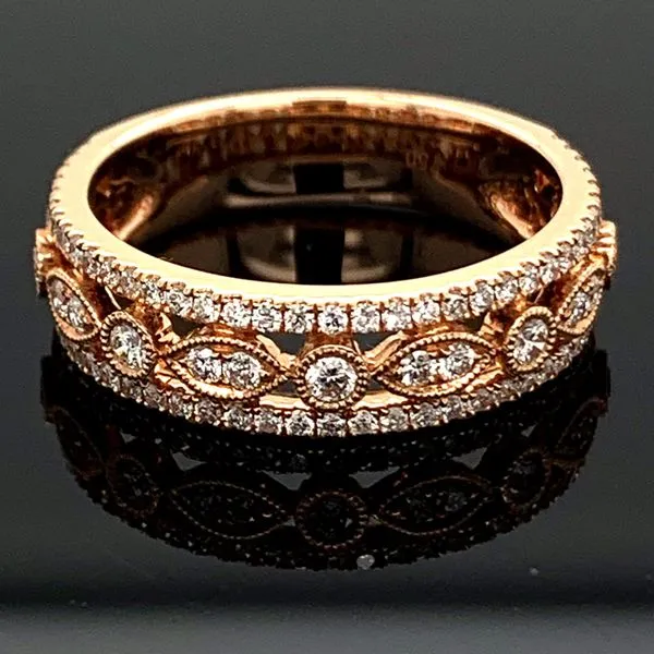 Rose Gold And Diamond Ladies Ring, .58Ct Total Weight Geralds Jewelry Oak Harbor, WA