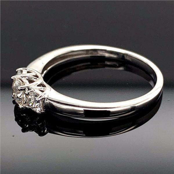 Hearts And Arrows Diamond 3-Stone Ring, .50ct Total Weight Image 2 Geralds Jewelry Oak Harbor, WA