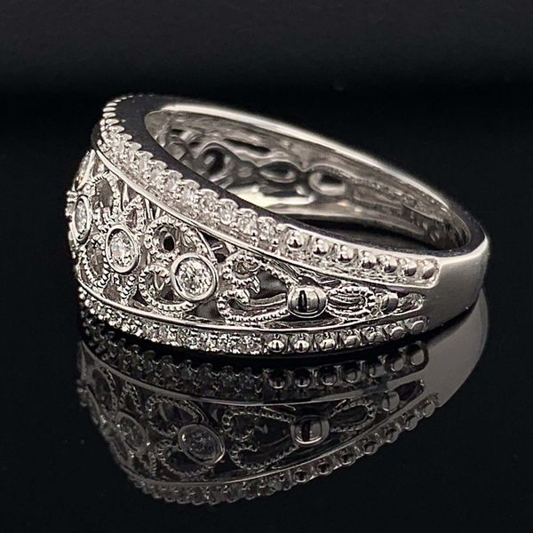 White Gold And Diamond Fashion Ring Image 2 Geralds Jewelry Oak Harbor, WA