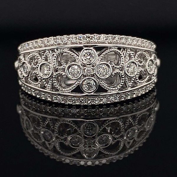 White Gold And Diamond Fashion Ring Geralds Jewelry Oak Harbor, WA