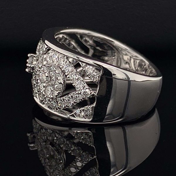 White Gold And Diamond Ladies Fashion Ring Image 2 Geralds Jewelry Oak Harbor, WA