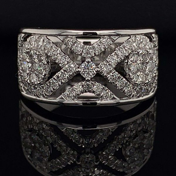 White Gold And Diamond Ladies Fashion Ring Geralds Jewelry Oak Harbor, WA