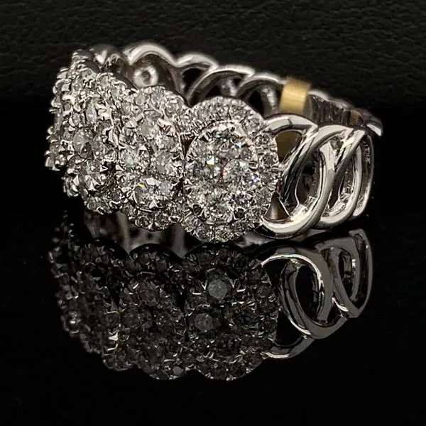 White Gold And Diamond Ladies Fashion Ring Image 2 Geralds Jewelry Oak Harbor, WA