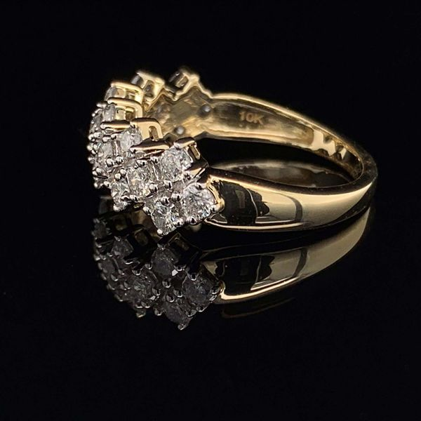 10K Yellow Gold And Diamond Ladies Fashion Ring Image 2 Geralds Jewelry Oak Harbor, WA