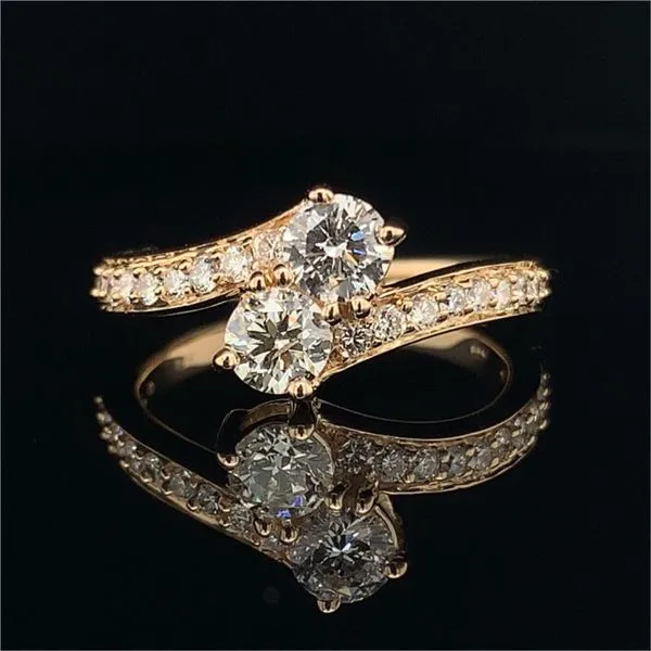 Diamond Two Stone Ladies Ring Geralds Jewelry Oak Harbor, WA