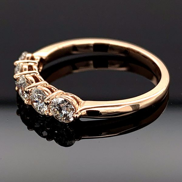 Hearts and Arrows Cut Diamond 5 Stone Ring, 1.02Ct Total Weight Image 2 Geralds Jewelry Oak Harbor, WA