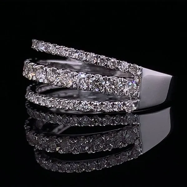 Natural Diamond Negative Space Ring Image 2 Geralds Jewelry Oak Harbor, WA