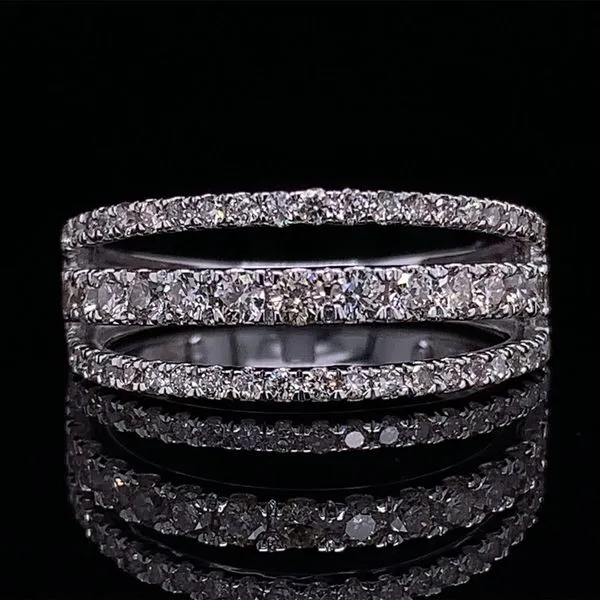 Natural Diamond Negative Space Ring Geralds Jewelry Oak Harbor, WA
