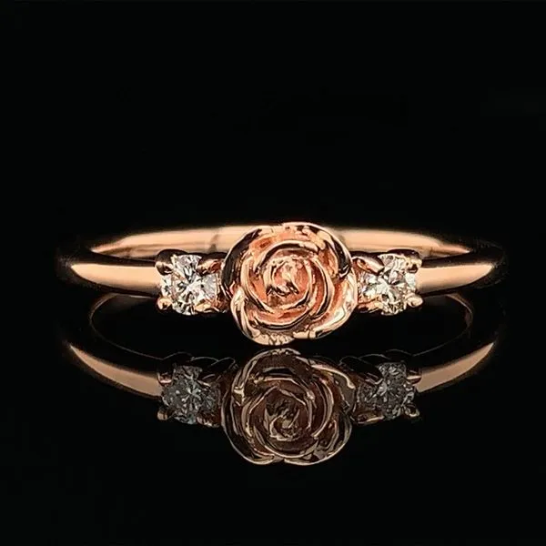 Custom Diamond Rose Ring Geralds Jewelry Oak Harbor, WA