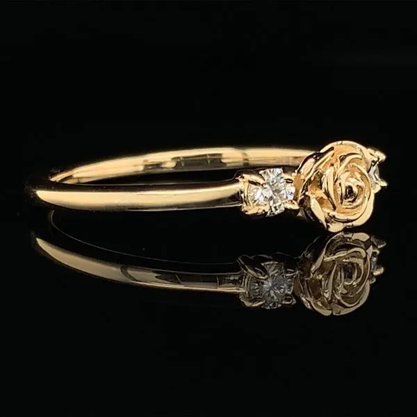Custom Diamond Rose Ring Image 2 Geralds Jewelry Oak Harbor, WA