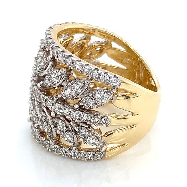 Wide Open Pattern Diamond Ring Image 5 Geralds Jewelry Oak Harbor, WA