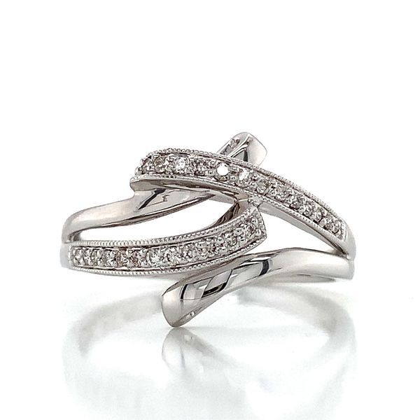 Freeform Diamond Fashion Ring Image 4 Geralds Jewelry Oak Harbor, WA