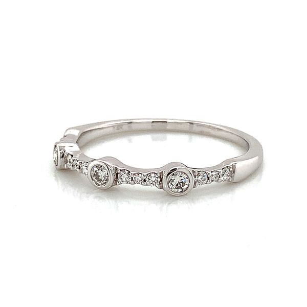 Stackable White Gold Diamond Ring Image 5 Geralds Jewelry Oak Harbor, WA