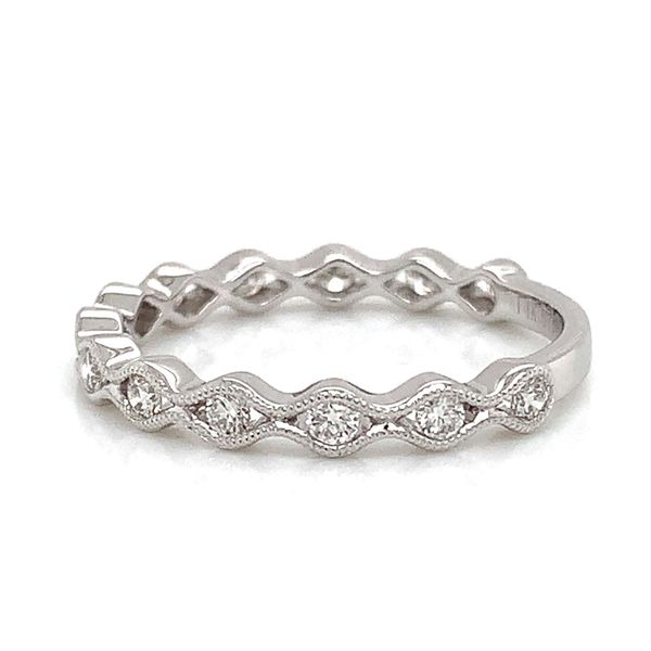 Stackable White Gold Diamond Ring Image 5 Geralds Jewelry Oak Harbor, WA