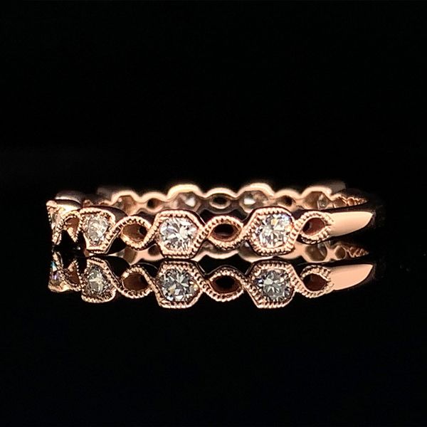 Stackable White Gold Diamond Ring Image 2 Geralds Jewelry Oak Harbor, WA