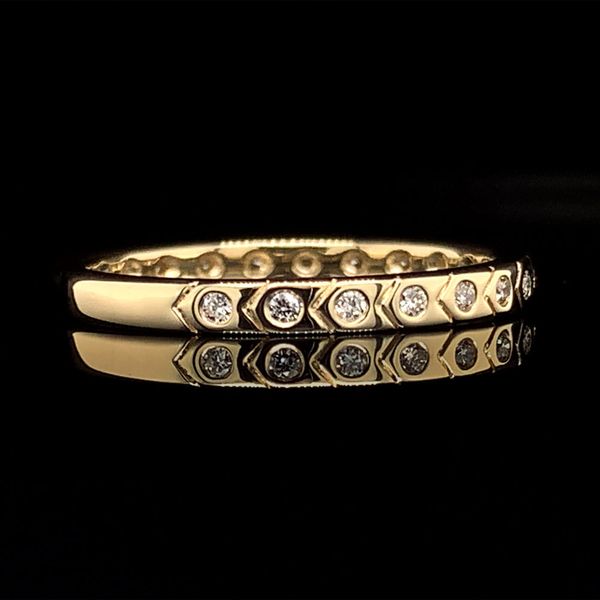 Stackable Yellow Gold Diamond Ring Image 2 Geralds Jewelry Oak Harbor, WA