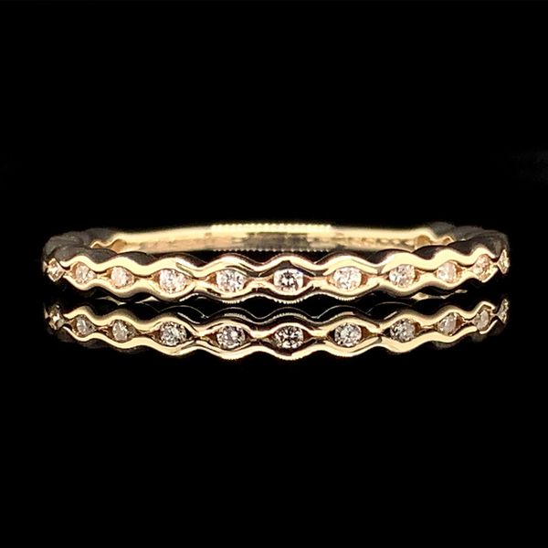 Scalloped Yellow Gold Diamond Ring Geralds Jewelry Oak Harbor, WA