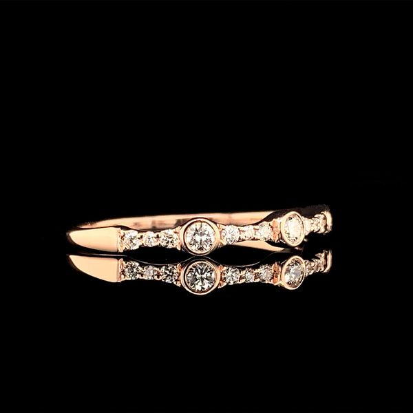 Stackable Rose Gold Diamond Ring Image 2 Geralds Jewelry Oak Harbor, WA