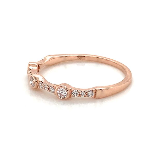Stackable Rose Gold Diamond Ring Image 5 Geralds Jewelry Oak Harbor, WA