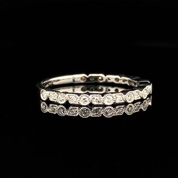 White Gold Diamond Stackable Ring Image 3 Geralds Jewelry Oak Harbor, WA