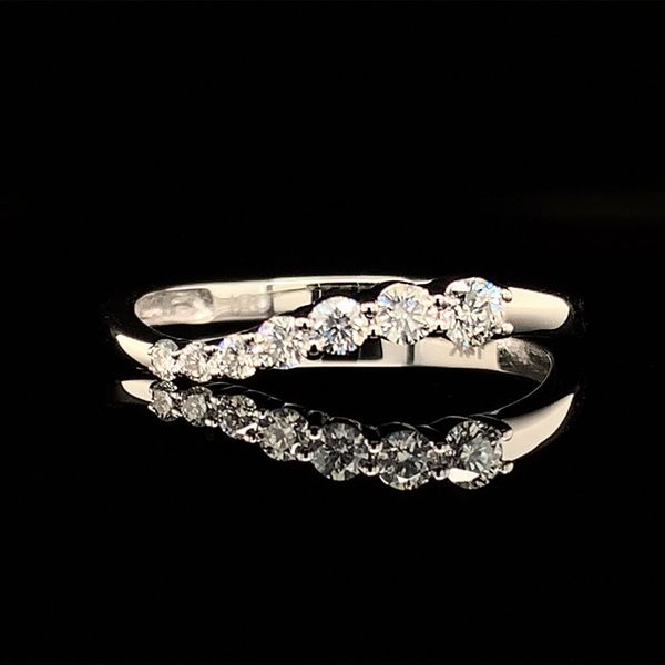 Graduated Diamond Wave Ring Geralds Jewelry Oak Harbor, WA