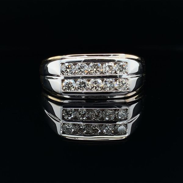 Men's Diamond and Two Tone Gold Ring Geralds Jewelry Oak Harbor, WA