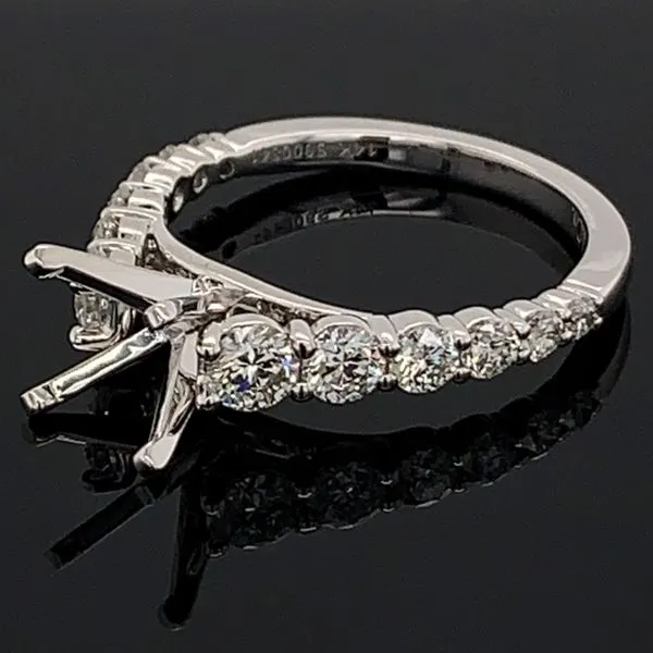 Gabriel & Co. Round Diamond Engagement Ring Image 2 Geralds Jewelry Oak Harbor, WA