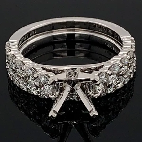 Gabriel & Co. Round Diamond Engagement Ring Image 3 Geralds Jewelry Oak Harbor, WA