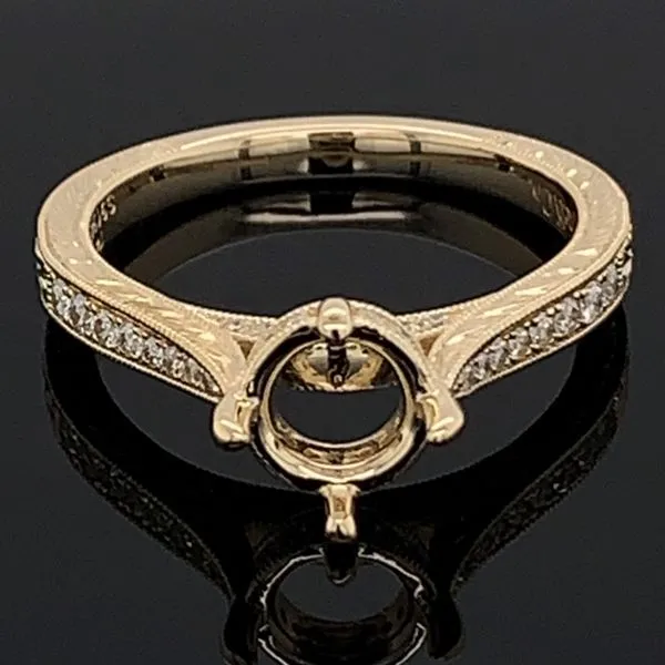 Gabriel & Co. Diamond Semi Mount Engagement Ring Geralds Jewelry Oak Harbor, WA