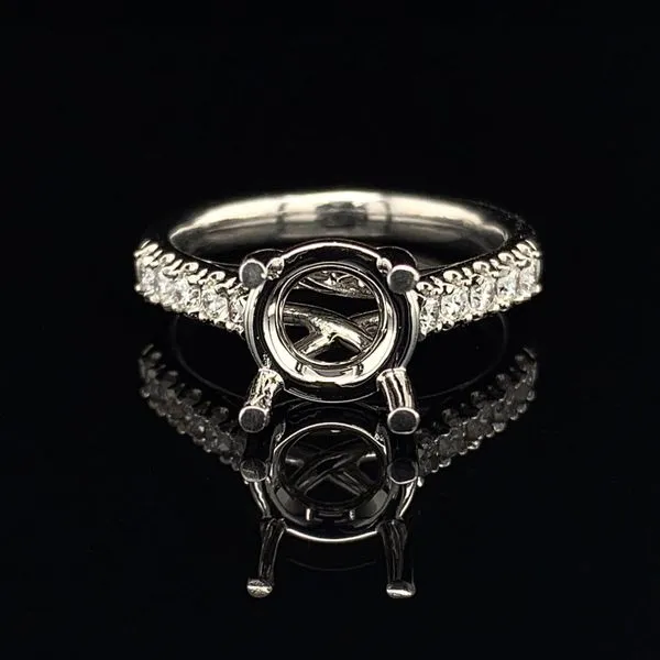 Platinum And Diamond Ladies Ring without Center Stone Geralds Jewelry Oak Harbor, WA