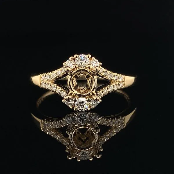 Gabriel & Co. Diamond Engagement Ring Without Center Stone Geralds Jewelry Oak Harbor, WA