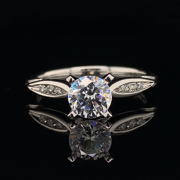 Gabriel & Co. Channel Set Diamond Engagement Ring without Center Stone Geralds Jewelry Oak Harbor, WA