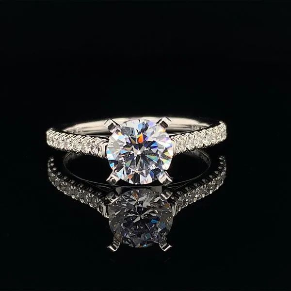 Gabriel & Co. Classic Diamond Engagement Ring without Center Stone Geralds Jewelry Oak Harbor, WA