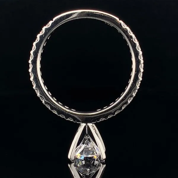 Gabriel & Co. Diamond Engagement Ring without Center Stone Image 3 Geralds Jewelry Oak Harbor, WA