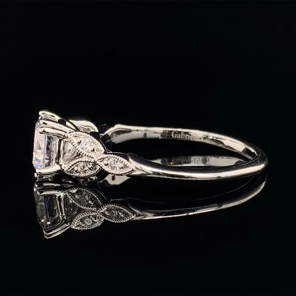 Gabriel & Co. Diamond Petal Engagement Ring without Center Stone Image 2 Geralds Jewelry Oak Harbor, WA