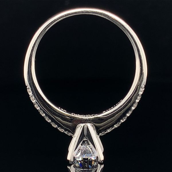 Gabriel & Co. Classic Diamond Engagement Ring without Center Stone Image 3 Geralds Jewelry Oak Harbor, WA