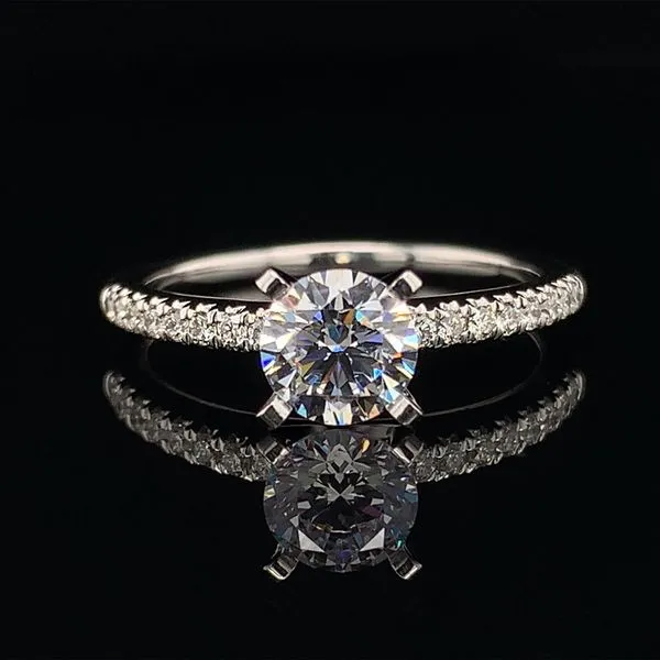 Gabriel & Co. Classic Diamond Engagement Ring without Center Stone Geralds Jewelry Oak Harbor, WA