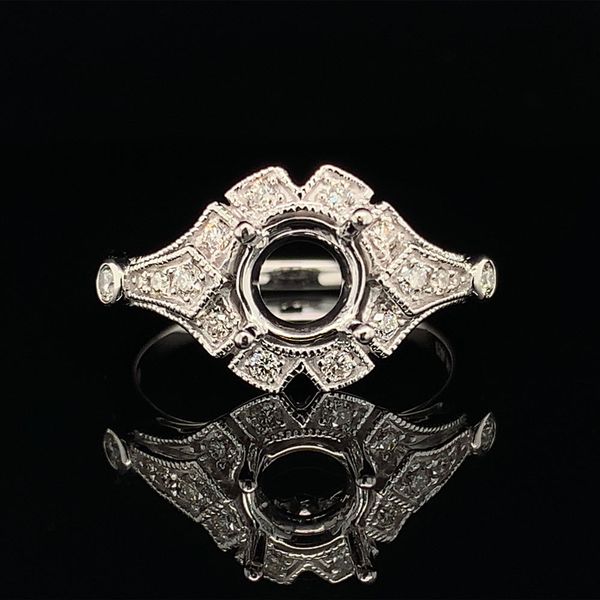 Vintage Style Diamond Ladies Ring without Center Stone Geralds Jewelry Oak Harbor, WA