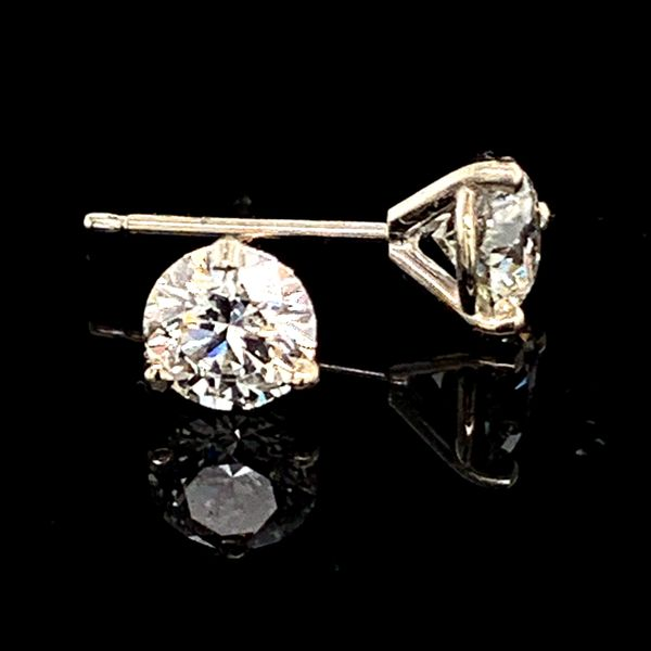 Hearts & Arrows Diamond Studs, .82Ct Total Weight Geralds Jewelry Oak Harbor, WA