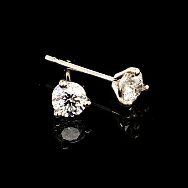 Hearts & Arrows Diamond Studs, .32Ct Total Weight Geralds Jewelry Oak Harbor, WA